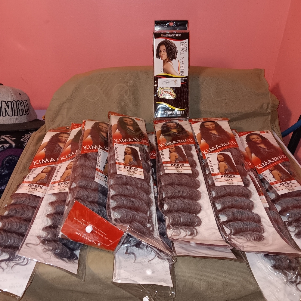 10 packages Kima Braid